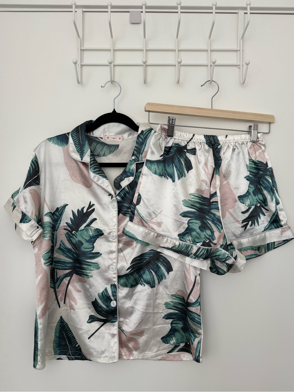 Tropical Print Pajama Set